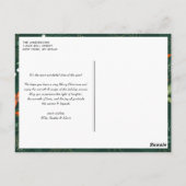 Hallelujah Brush Lettering Photo Overlay Kerstmis Briefkaart (Achterkant)