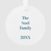 Hallelujah Calligraphy Ornament (achterkant)