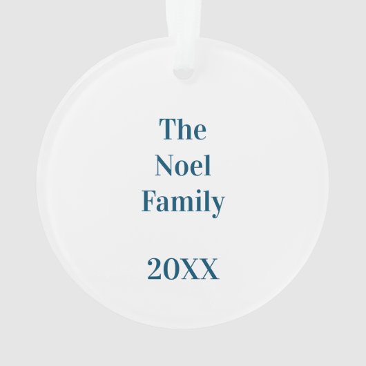 Hallelujah Calligraphy Ornament (achterkant)