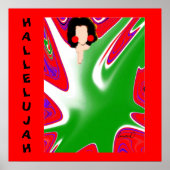 Hallelujah! canvas afdruk poster (Voorkant)