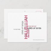 Hallelujah Chorus Briefkaart (Voorkant / Achterkant)
