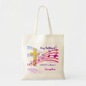 HALLELUJAH CHRIST IS RISEN Custom Christian Easter Tote Bag (Voorkant)