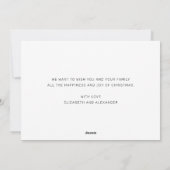 Hallelujah Christmas | Elegante religieuze foto Feestdagenkaart (Achterkant)