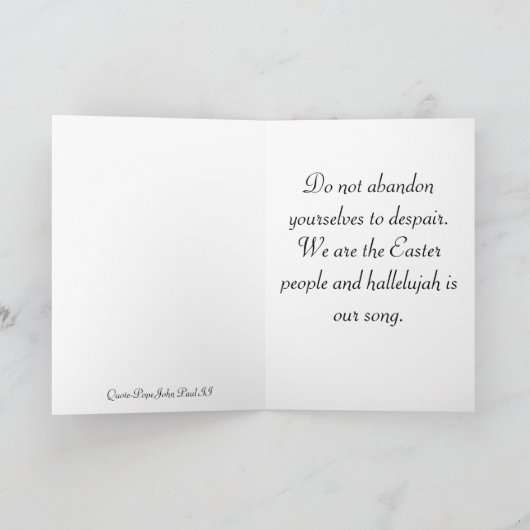 Hallelujah Feestdagen Kaart (Binnen)