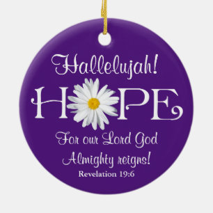 Hallelujah! God reigt! Ornament