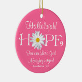 Hallelujah! Heer God reigt! Keramische ornament (Rechts)