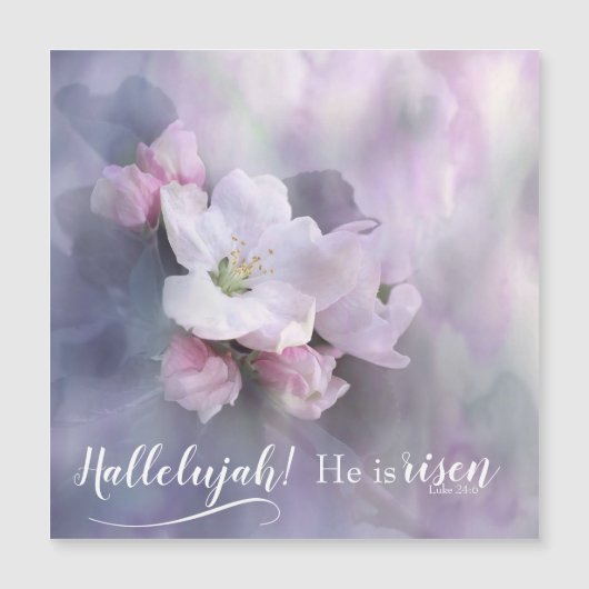 Hallelujah! Hij is Risen |Paspoortkaart (Voorkant)