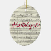 Hallelujah kerstversiering keramisch ornament (Rechts)