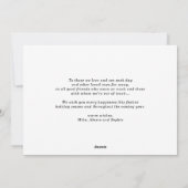 Hallelujah Modern Calligraphy Foto Kerstmis Feestdagenkaart (Achterkant)