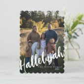 Hallelujah Moderne vakantiekaart Feestdagenkaart (Staand voorkant)