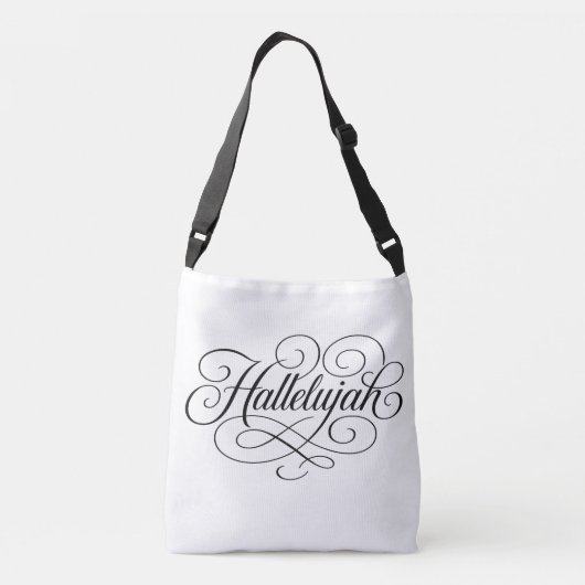 Hallelujah Monogram Crossbody Tas (Achterkant)