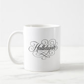 Hallelujah Monogram Koffiemok (Links)