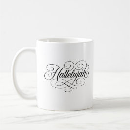 Hallelujah Monogram Koffiemok