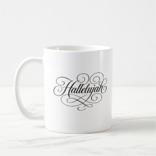 Hallelujah Monogram Koffiemok
