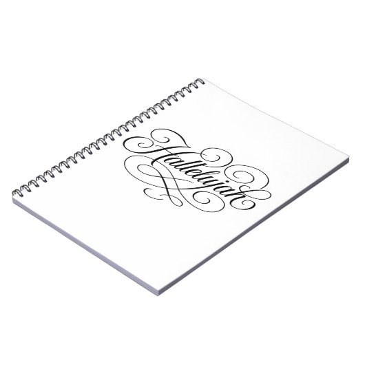 Hallelujah Monogram Notitieboek (Linkerzijde)