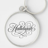 Hallelujah Monogram Sleutelhanger (Voorkant)