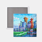 Hallelujah Point Vancouver Magneet (Voorkant / Achterkant)