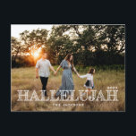 Hallelujah Religieus Kerstfeest Feestdagenkaart<br><div class="desc">Hallelujah Religieus Kerstfeest</div>