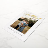 Hallelujah Religieus Kerstfeest Folie Feestdagenkaart (Gedraaid)