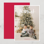 Hallelujah Religieuze kerstfotokaart Feestdagenkaart (Voorkant / Achterkant)