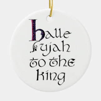 Hallelujah tot de koning Ornament