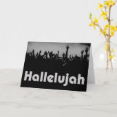 Hallelujah-Wenskaart Kaart (Gele Bloem)