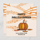 HALLELUJAHEEN | CHRISTELIJK | Halloween Feestdagenkaart (Voorkant / Achterkant)