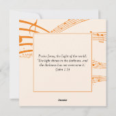 HALLELUJAHEEN | CHRISTELIJK | Halloween Feestdagenkaart (Achterkant)