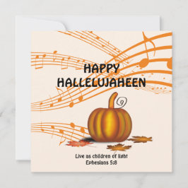 HALLELUJAHEEN | CHRISTELIJK | Halloween Feestdagenkaart