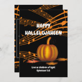 HALLELUJAHEEN | CHRISTELIJK | Halloween Feestdagenkaart (Voorkant / Achterkant)