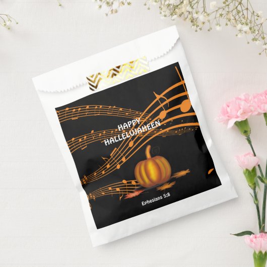 HALLELUJAHEEN | Pompoen | Christelijk Halloween Bedankzakje (Gezegeld)