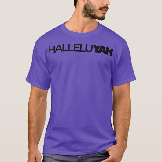 HalleluYah Halleluja Hebreeuwse wortels T-shirt (Voorkant)