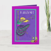 HalleluYAH Kerstdanseres Kaart (Voorkant)