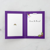 HalleluYAH Kerstdanseres Kaart (Binnen)