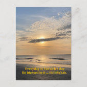 HalleluYah zonsopgang briefkaart (Voorkant)