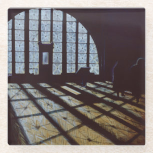 Hallen van vrijheid, eiland Ellis Glazen Onderzetter