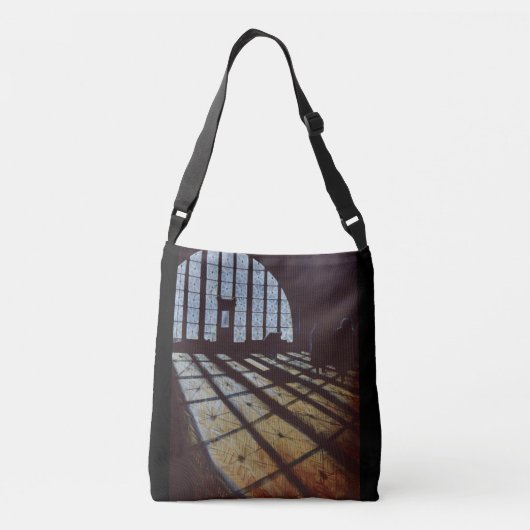 Hallen van vrijheid, Ellis Island Crossbody Tas (Achterkant)