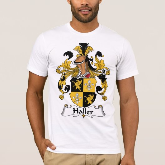 Haller Family Crest T-shirt (Voorkant)