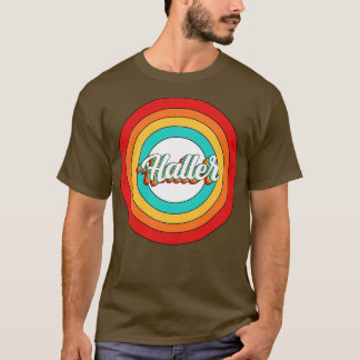 Haller naam Shirt Haller Circle