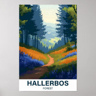 Hallerbos Halle Brabant Vlaanderen België Poster