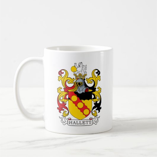 Hallett Family Crest Koffiemok (Links)