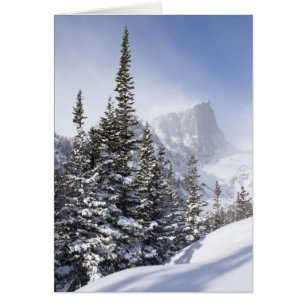 Hallett Peak in maart