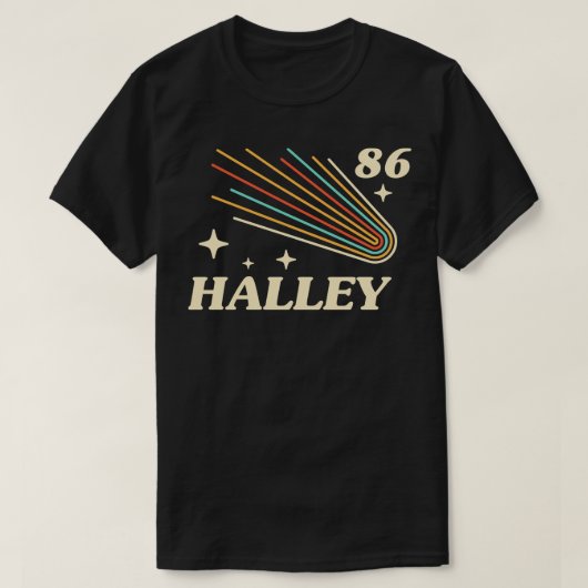 Halley 86 voor ruimteliefhebbers t-shirt (Design voorkant)