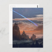 Halley's Comet Briefkaart (Voorkant / Achterkant)