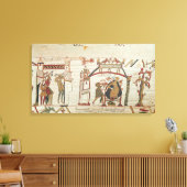 Halley's Comet en Harold Receiving Bad News Canvas Afdruk (Insitu (Woonkamer))