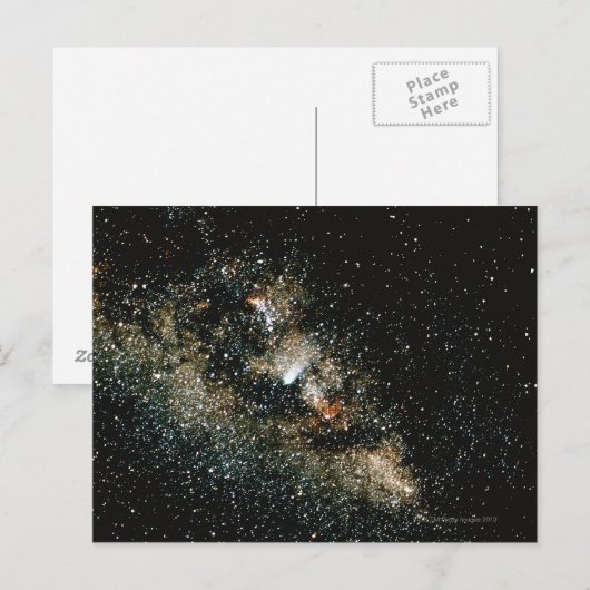 Halleys Comet in de Melkweg Briefkaart (Voorkant / Achterkant)