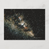 Halleys Comet in de Melkweg Briefkaart (Voorkant)