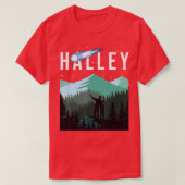 Halleys Comet Night Sky Solar System Space Astrono T-shirt (Design voorkant)