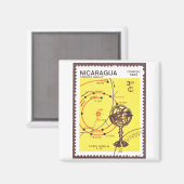 Halleys Komeet Binnenplaneten Magneet (Voorkant / Achterkant)