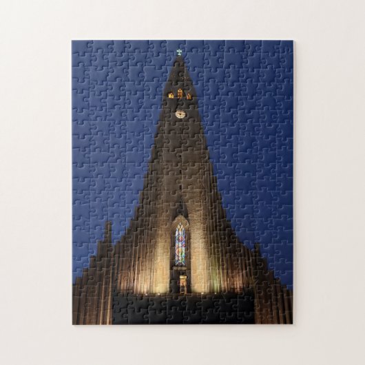 Hallgrímskirkja Church IJsland Legpuzzel (Verticaal)